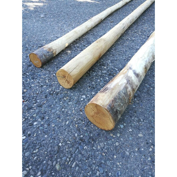 Rundholz Kastanie Ø 8 - 10 cm 250 cm