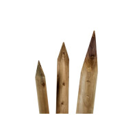 Fichtenpfähle rund Ø 8 cm, 250 cm kdi grün