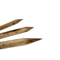 Fichtenpfähle rund Ø 8 cm, 250 cm kdi grün