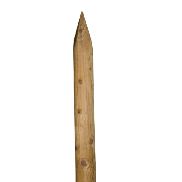 Fichtenpfähle rund Ø 10 cm, 250 cm kdi grün