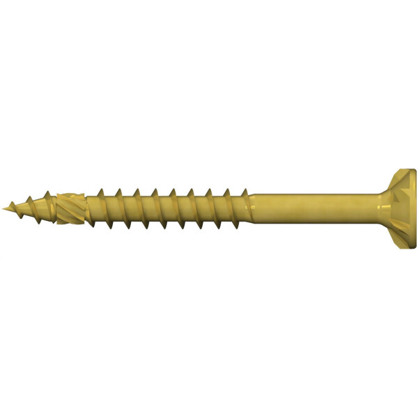 DRIBO Spanplattenschraube, gelb verzinkt 4,5 x 40 mm, Pack à 240 Stk.