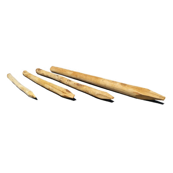 Kastanienpfähle rund Ø 4 - 6 cm 200 cm