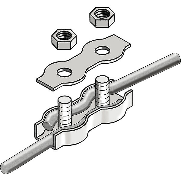 PATURA Seilverbinder Edelstahl, Pack à 3 Stk.