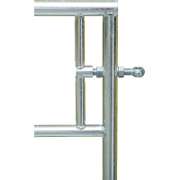 Pferde-Weidezauntor, verstellbar, 4- reihig, Höhe 110 cm 3 - 4 m