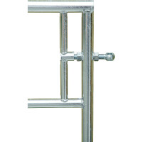 Pferde-Weidezauntor, verstellbar, 4- reihig, Höhe 110 cm 4 - 5 m
