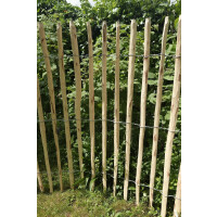 Staketenzaun Haselnuss 100 cm, Lattenabstand 3 - 5 cm